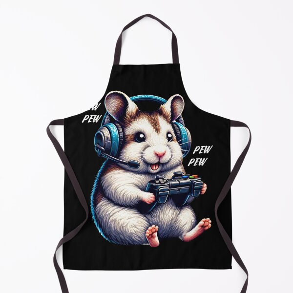 Item preview, Hamster Video Game Gaming Nerd designed and sold by Kimberley King Art  King Art.