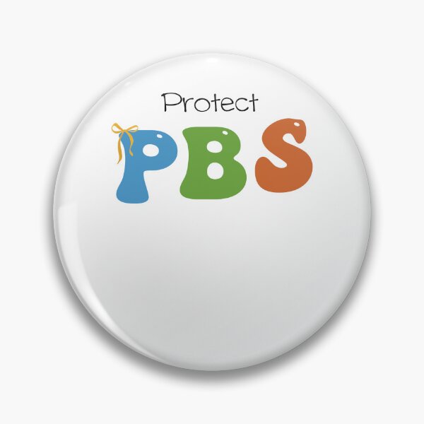 Item preview, Support Public Broadcasting Protect PBS Retro designed and sold by Cute-Collection.