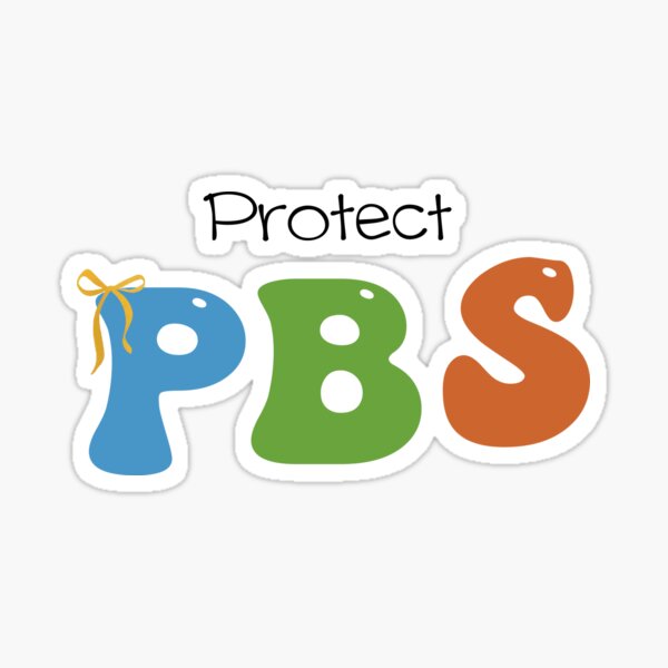 Item preview, Support Public Broadcasting Protect PBS Retro designed and sold by Cute-Collection.