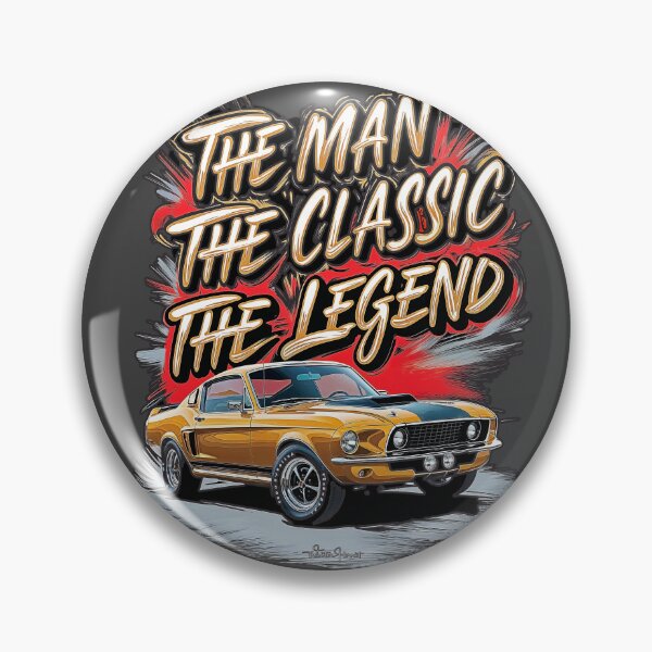 Item preview,  The Man  the Classic The Legend 1968 Mustang GT500 designed and sold by WLHmedia.com .