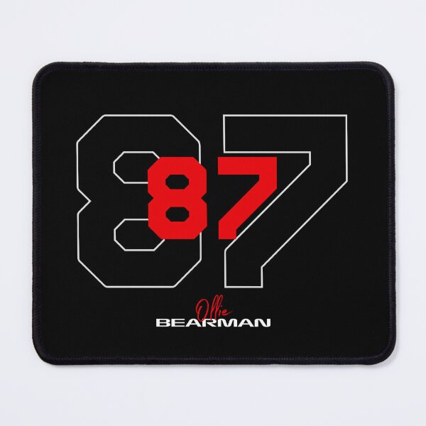 Item preview, Ollie Bearman Formula 1 black and red F1 2025  designed and sold by Pink Polar F1.