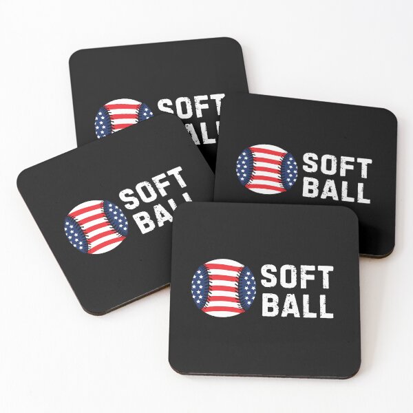 Item preview, American Flag Softball Dad | Softball Daddy designed and sold by Haministic.