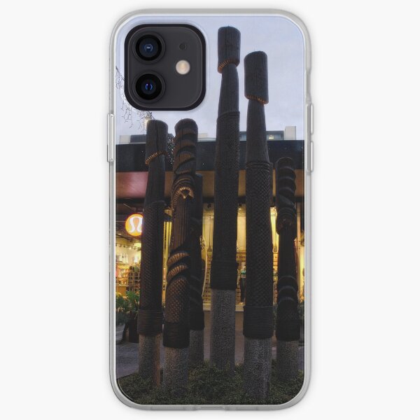 Courtyard Garden Posts iPhone Soft Case