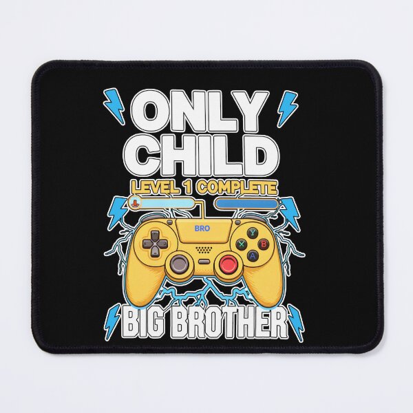 Item preview, Level 1 Complete Big Brother Gamer Funny Pregnancy Reveal for Gamers designed and sold by ViktoonShirts.