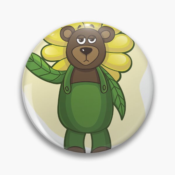 Artikelvorschau, Gelangweilter Bär im Blumenkostüm – Lustige süße Tierillustration entworfen und verkauft von Tattyarts.