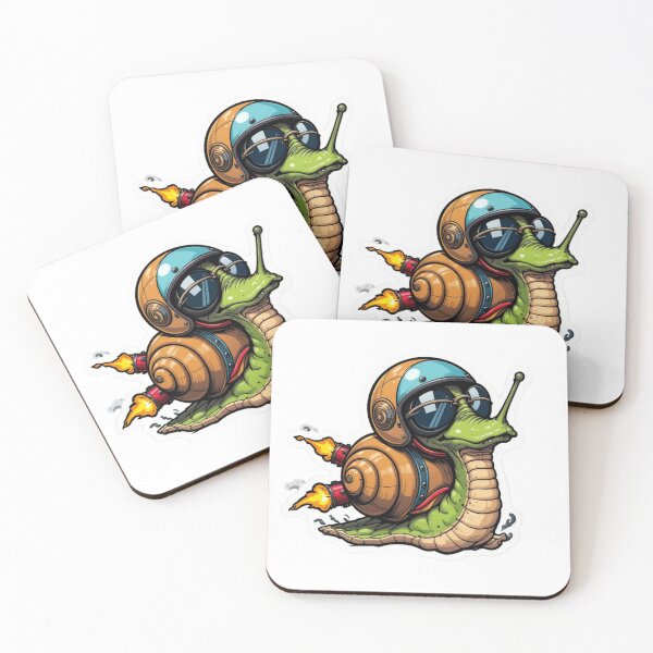 Item preview, Snail Speed – Rocket Snail Meme Sticker Aestetic, Trendy,Reloaded, Viral Drop 2025 designed and sold by Imaginarium of Chaos falcon88 .