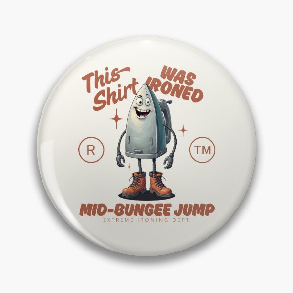 Item preview, This shirt was ironed mid-bungee jump designed and sold by Peerless-Prime.