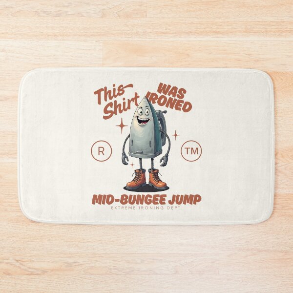 Item preview, This shirt was ironed mid-bungee jump designed and sold by Peerless-Prime.
