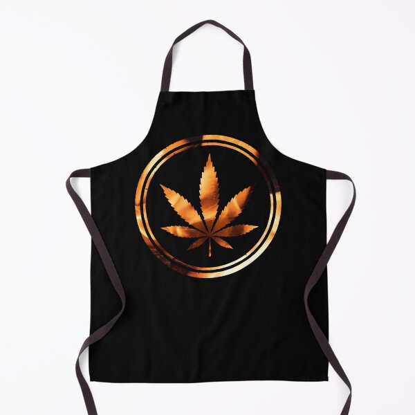 Item preview, Cannabis leaf in a circle fire designed and sold by EchoOfSilence.