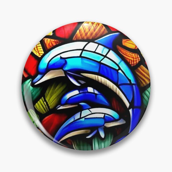Item preview,  Stained Glass Dolphin's 2 designed and sold by PaparazziAnunnaki.