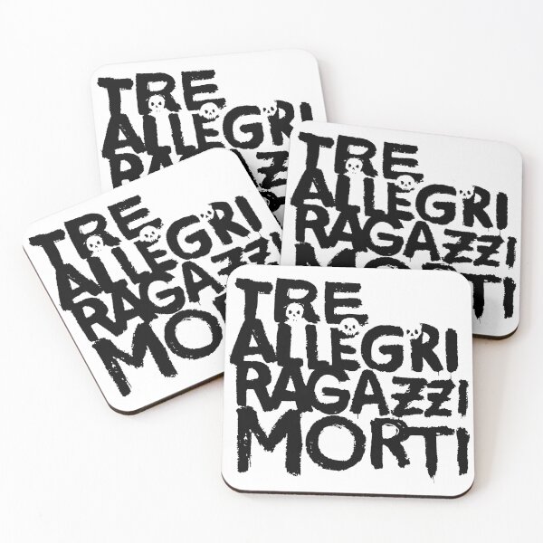 Item preview, Tre Allegri Ragazzi Morti Italian Rock Band - Black Version designed and sold by Allintone.