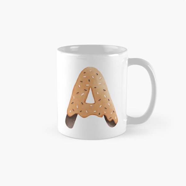 Item preview, Donut Letter A | Cute Cookie Alphabet with Sprinkles designed and sold by inelistudio.