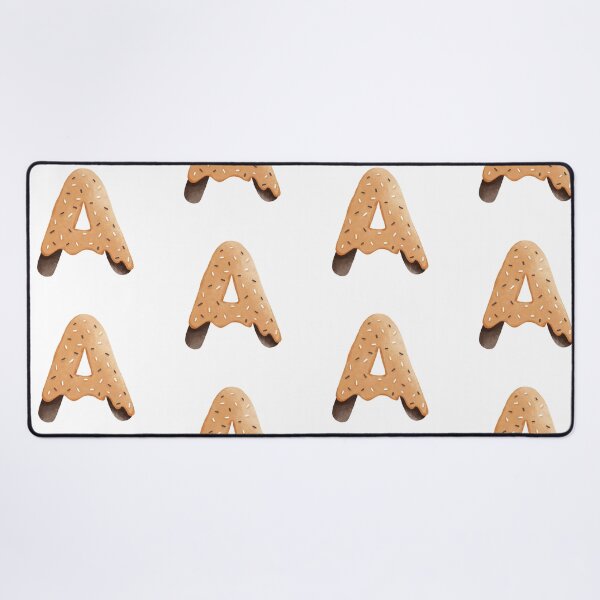 Item preview, Donut Letter A | Cute Cookie Alphabet with Sprinkles designed and sold by inelistudio.