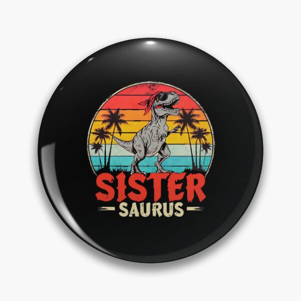 Item preview, Sistersaurus Rex Retro Sunglasses - Funny Sister Dinosaur Art designed and sold by Colorful-Garden.
