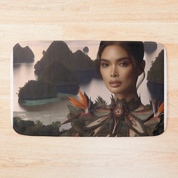 Item preview, Southeast Asian beauty, AI generated, portrait, imaginative outfit designed and sold by HerbertFlenner.