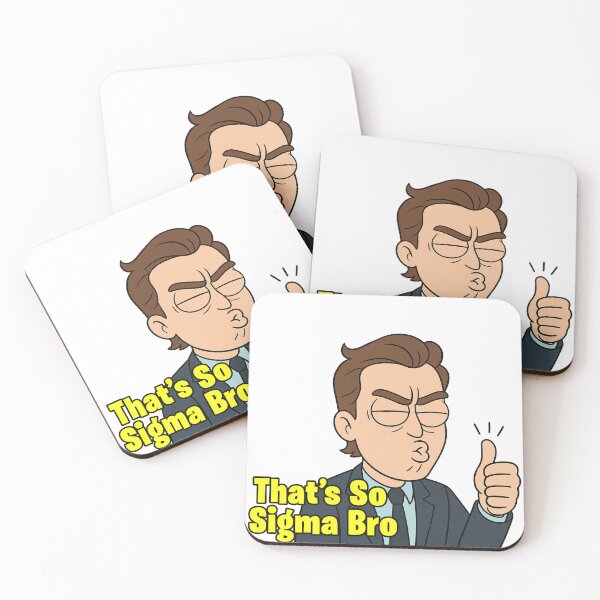 Item preview, That’s So Sigma Bro – Cartoon Meme Sticker designed and sold by IMadeThisat3AM.