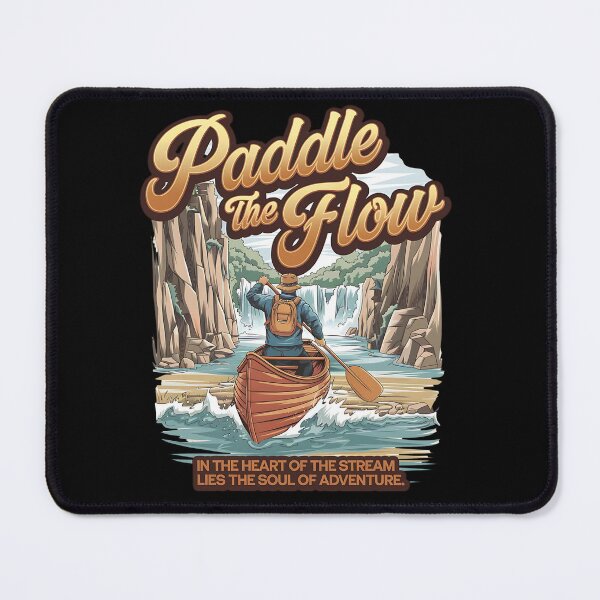 Item preview, Kayaking - canoe - River adventure - Padding - Paddle the flow - Life is better in a kayak designed and sold by JansenGS.