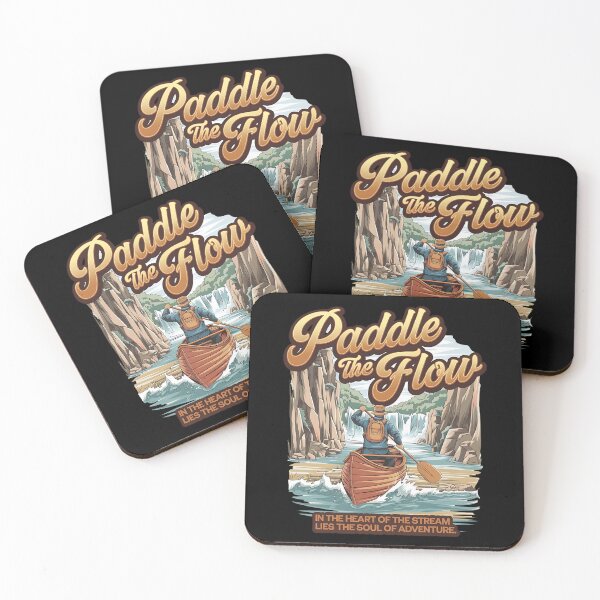 Item preview, Kayaking - canoe - River adventure - Padding - Paddle the flow - Life is better in a kayak designed and sold by JansenGS.