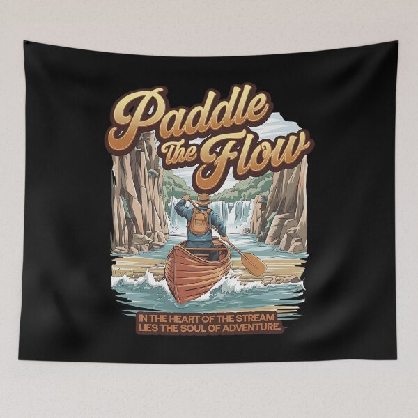 Item preview, Kayaking - canoe - River adventure - Padding - Paddle the flow - Life is better in a kayak designed and sold by JansenGS.