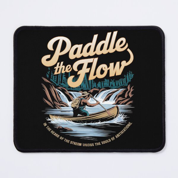 Item preview, Kayaking - canoe - River adventure - Padding - Paddle the flow - Life is better in a kayak designed and sold by JansenGS.