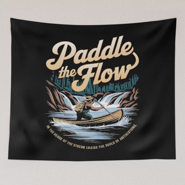 Item preview, Kayaking - canoe - River adventure - Padding - Paddle the flow - Life is better in a kayak designed and sold by JansenGS.