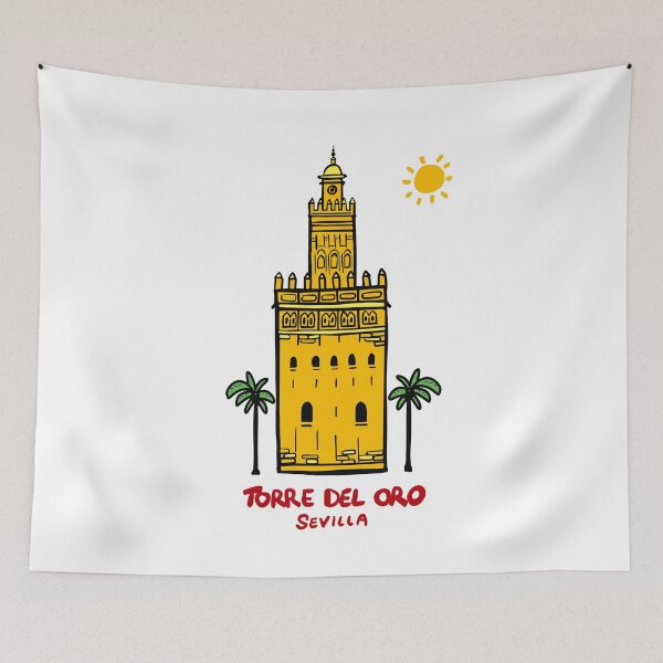 Item preview, Torre del Oro, Sevilla, España designed and sold by Traveldrawings.