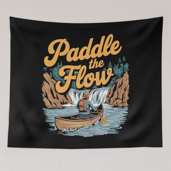 Item preview, Kayaking - canoe - River adventure - Padding - Paddle the flow - Life is better in a kayak designed and sold by JansenGS.