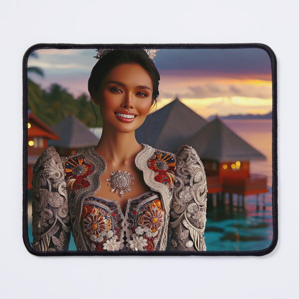 Item preview, Southeast Asian beauty, AI generated, portrait, imaginative outfit designed and sold by HerbertFlenner.