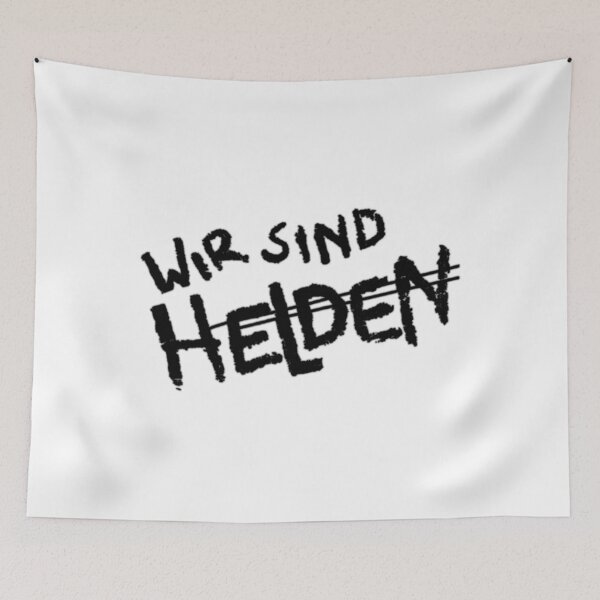 Artikelvorschau, Wir sind Helden Rock Band Deutschland - Black Version entworfen und verkauft von Allintone.