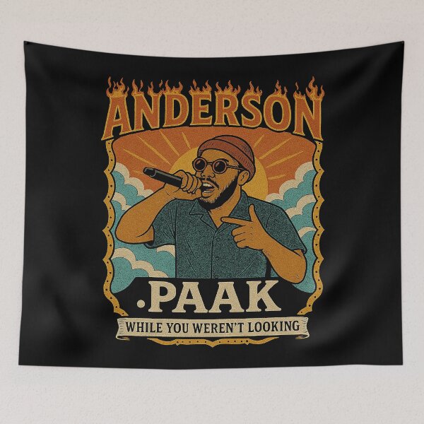 Item preview, Anderson .Paak 'While You Weren't Looking' Vintage Art designed and sold by zzz888.