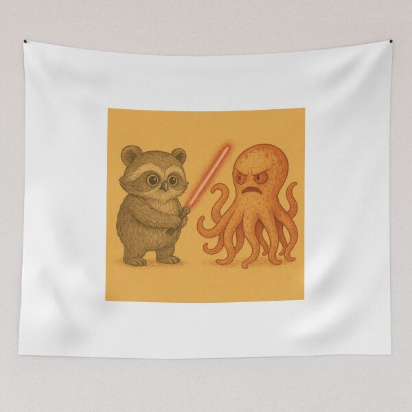 Item preview, Owlorabear vs. Octopus Duel designed and sold by Fleetwood1994.