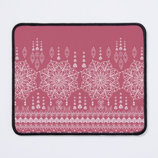 Item preview, Native Thai pattern on pink background. designed and sold by Tarathai.