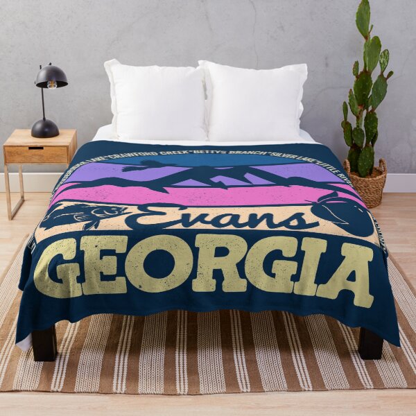 Item preview, Evans Georgia Sunset Retro Vintage Local Pride Logo designed and sold by CRHPOD20.