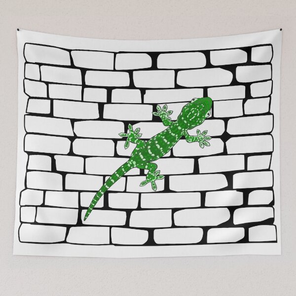 Item preview, Gecko - Geco - Little cute green reptile - Wall climb designed and sold by miskaralise.
