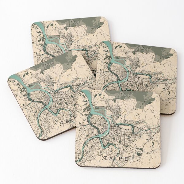 Item preview, Taipei City Map of Taiwan - Vintage designed and sold by deMAP.