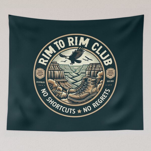 Item preview, No Shortcuts, No Regrets – Grand Canyon Rim to Rim Challenge designed and sold by KZbubble.
