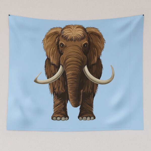 Item preview, Mammoths have beautiful long trunks. designed and sold by FluffyGallery.