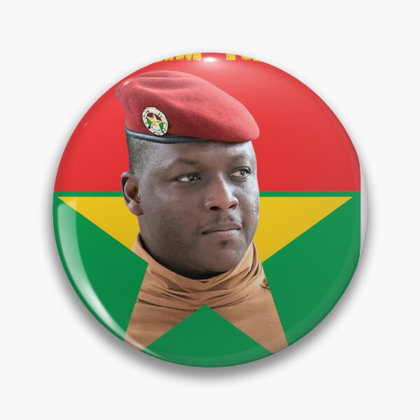 Item preview, Captain Ibrahim Traore T Shirt – Africa for Africans Burkina Faso Flag Colors  designed and sold by tuji28.
