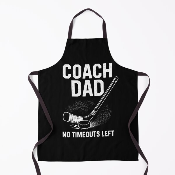 Item preview, Coach Dad Hockey Shirt – No Timeouts Left | Funny Father’s Day Gift for Sports Dads & Coaches designed and sold by Red Fox Design.