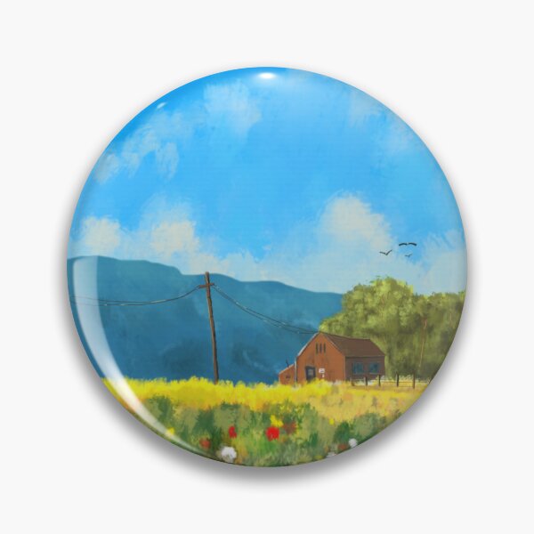 Artikelvorschau, Wiese hinter der Farm entworfen und verkauft von MFellArt Creations.