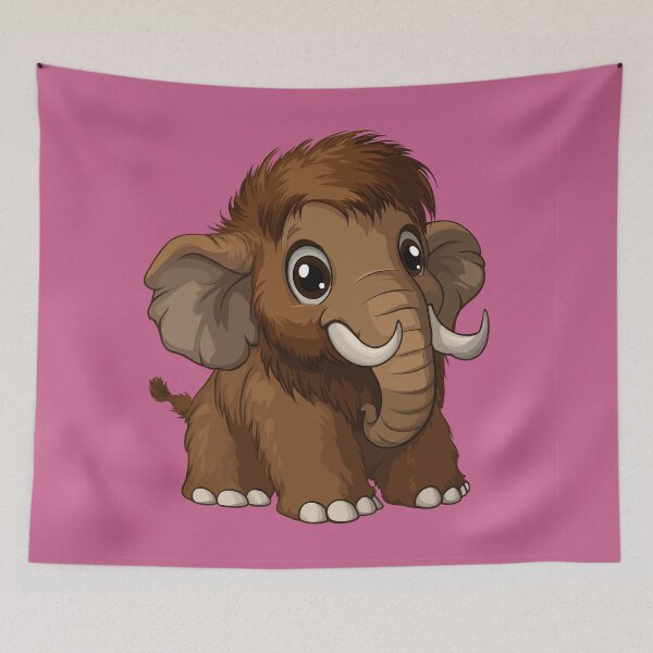 Item preview, Cute baby mammoth designed and sold by FluffyGallery.