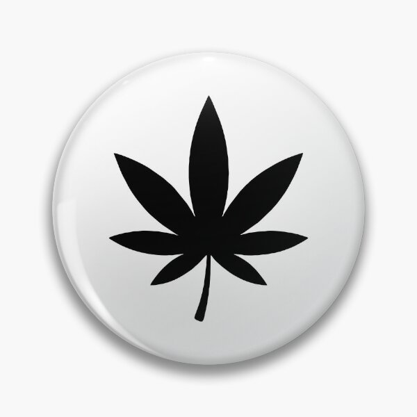 Item preview, Hemp leaf black designed and sold by EchoOfSilence.