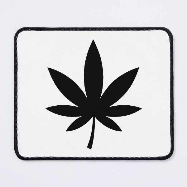 Item preview, Hemp leaf black designed and sold by EchoOfSilence.