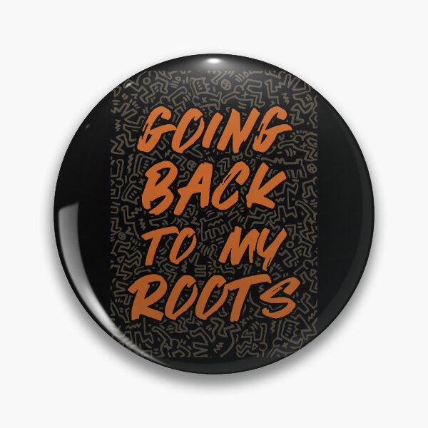 Item preview, Typographic Design Going Back To My Roots designed and sold by TipTop GFX.
