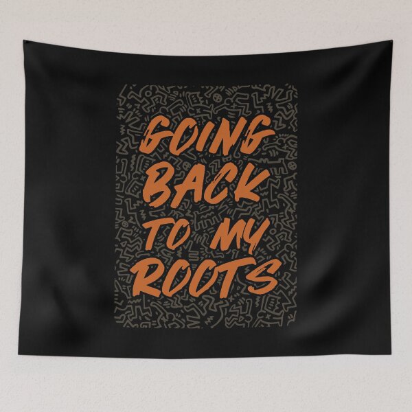Item preview, Typographic Design Going Back To My Roots designed and sold by TipTop GFX.