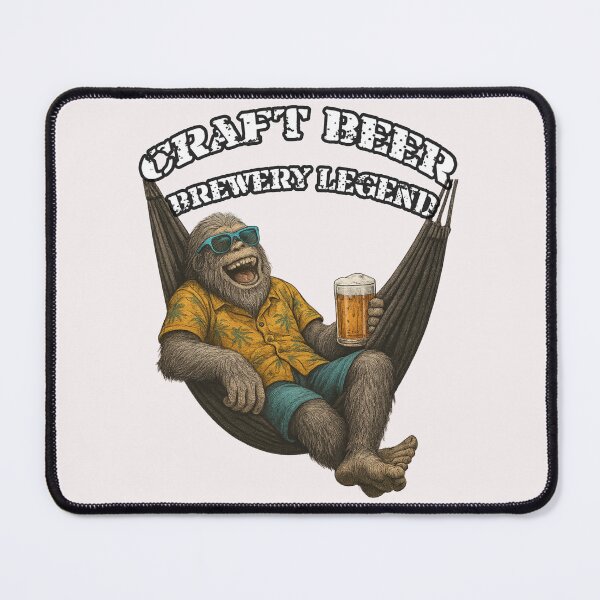 Item preview, Craft Beer King | Funny Brewery Legend Bigfoot Hammock Design | Perfect Gift for Beer Lovers designed and sold by MoodCircuit.