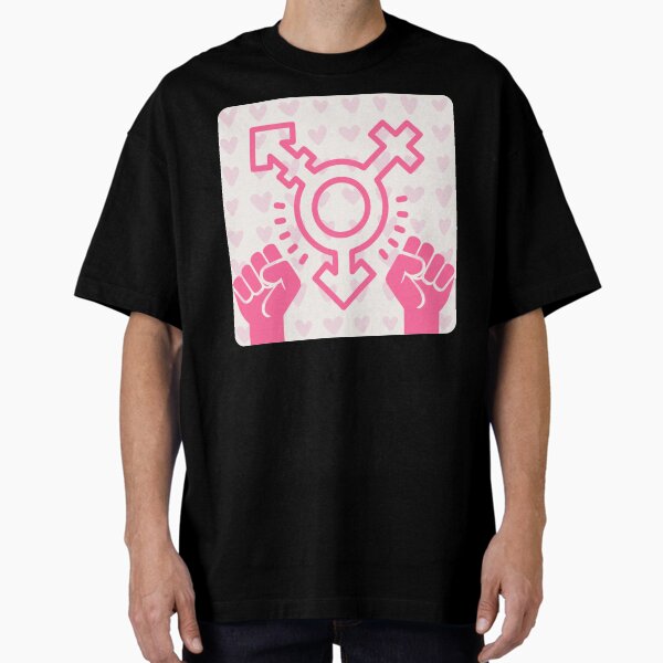 Item preview, Transgender Pride Fists and Hearts Design designed and sold by dickensign.