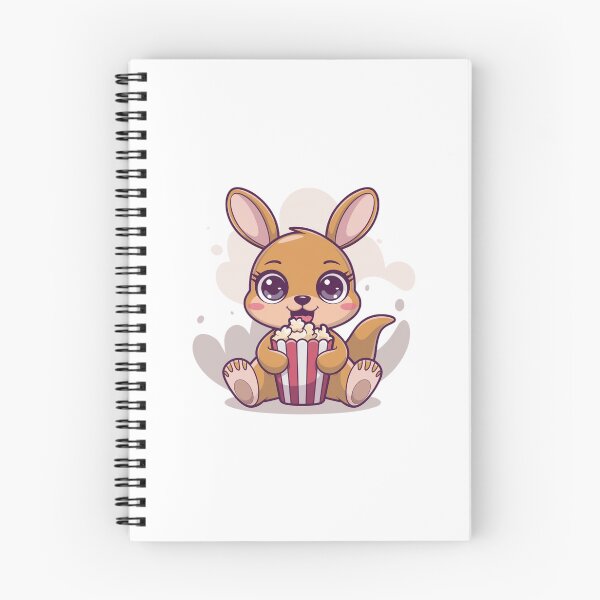 Item preview, rabbit eating popcorn designed and sold by Eternalski.