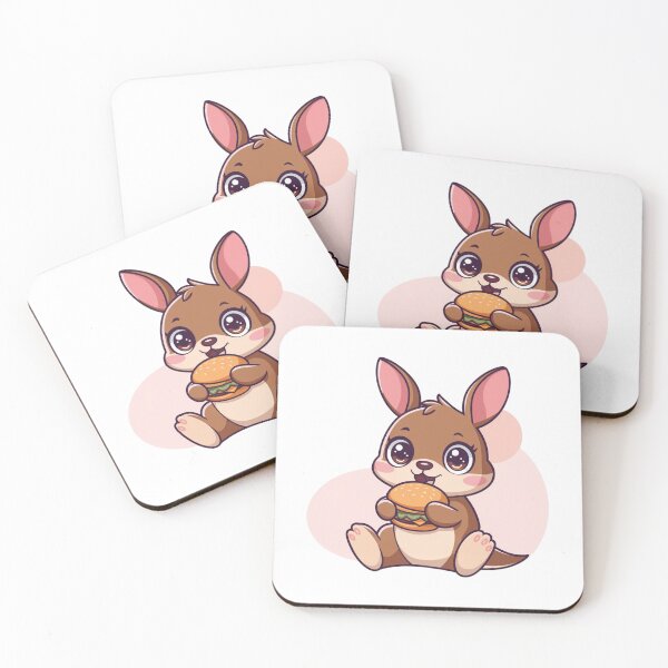 Item preview, rabbit eating burger designed and sold by Eternalski.