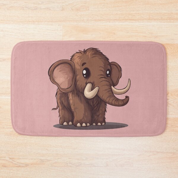 Item preview, Cute woolly mammoth cub designed and sold by FluffyGallery.